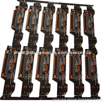 Black soldermask single-sided PCB with OSP